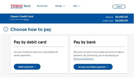 tesco credit card contactless payment|tesco bank payments online.